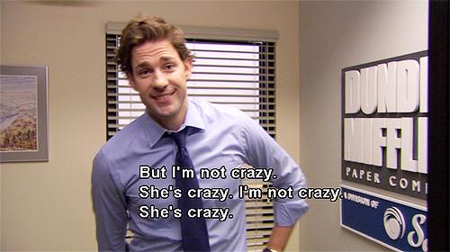 i'm not crazy jim halpert